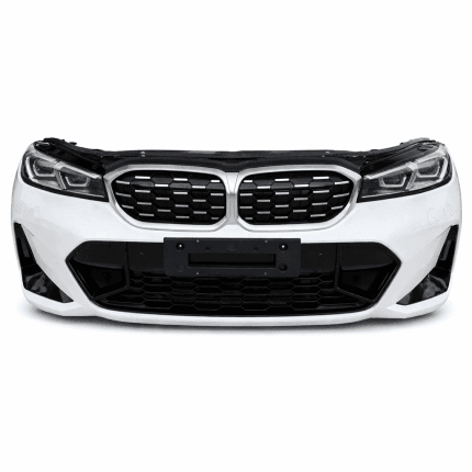 Передняя часть Морда в сборе BMW 3 G20 LCI (рестайлинг) M-пакет M340i + Радиаторы вид спереди