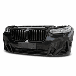 Передняя часть Морда в сборе BMW X3 G01 X4 G02 LCI (рестайлинг) M-пакет + Радиаторы вид сбоку