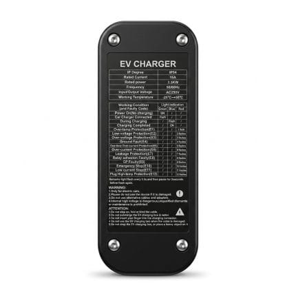 Зарядное устройство 16A 3.5 kW (Type 1) + Переходник Type 1 to NACS (Tesla) параметры